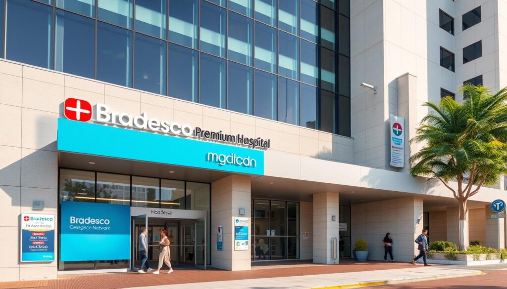 Hospital de referência da rede credenciada do plano Bradesco de saúde