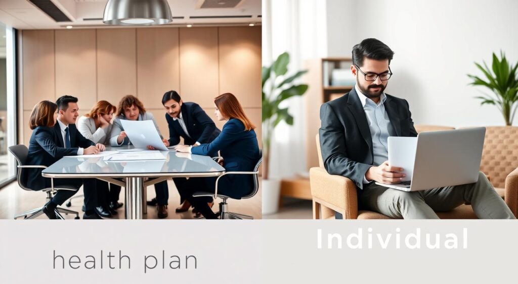 plano empresarial x individual